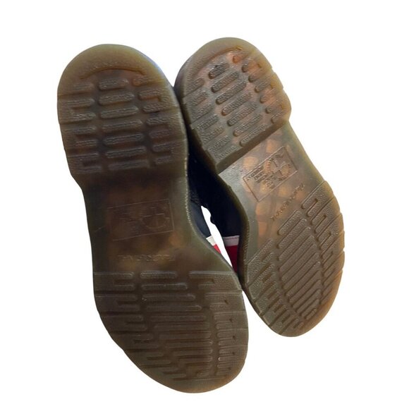 Dr. Martens Union Jack British Flag Black Leather Boots UK 6 US 7.0M 8.0 W EU39 - Picture 8 of 9